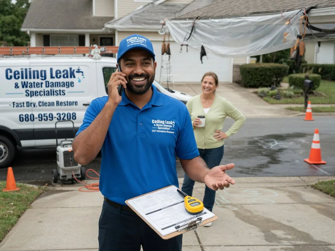 Ceiling Leak Cleanup Saukville, WI FAQs
